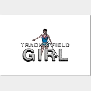 Track and Field Girl Posters and Art